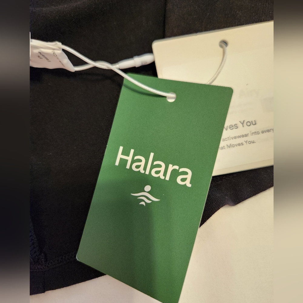 Halara Black U-Neck Backless Split Flowy Maxi Cas… - image 10